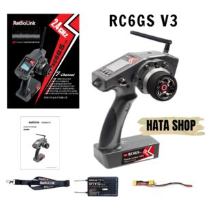 Tay Điều Khiển Rc6gs V3 + R7FG Sóng 600m Tích Hợp Gyro Bản Mới
