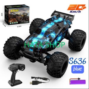 Xe Đua Địa Hình Điều Khiển Từ Xa RC Tốc Độ Cao 20+km/h 1/14 S626 S636 Mẫu Mới Có Đèn Super Truck