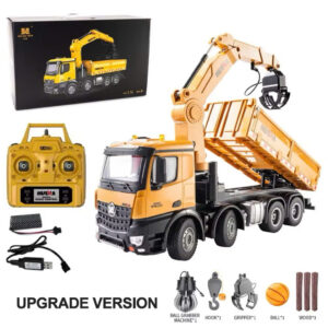 Huina 1538 Xe Cẩu Ben Điều Khiển Từ Xa Tỉ Lệ 1/14 TIPPER TRUCK 26 Kênh Xe Công Trình Kim Loại - Hata Shop Đồ Chơi
