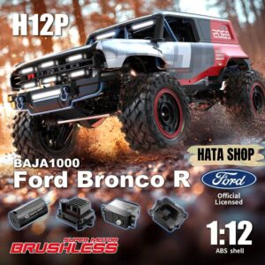 Hyper Go H12P Xe Địa Hình Điều Khiển Từ Xa Tỷ Lệ 1/12 Ford Bronco R Không Chổi Than – Hata Shop Đồ Chơi