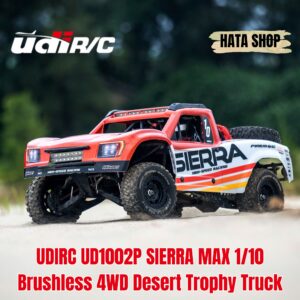 UDIRC UD1002P SIERRA MAX Xe Địa Hình Điều Khiển Từ Xa Không Chổi Than Brushless Dẫn Động 4 Bánh (4WD) TỈ Lệ 1/10 Trophy – Hata Shop Đồ Chơi
